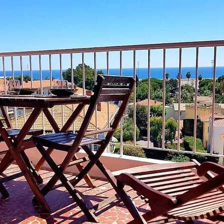 Panoramic Sea View With Private Parking And Ac Apartment Nice