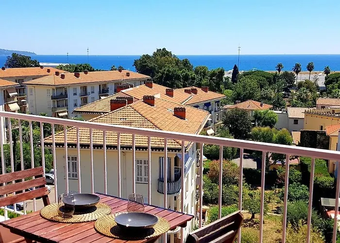 Panoramic Sea View With Private Parking And Ac Lejlighed Nice