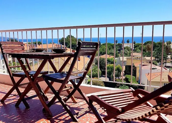 Panoramic Sea View With Private Parking And Ac Apartmán Nice