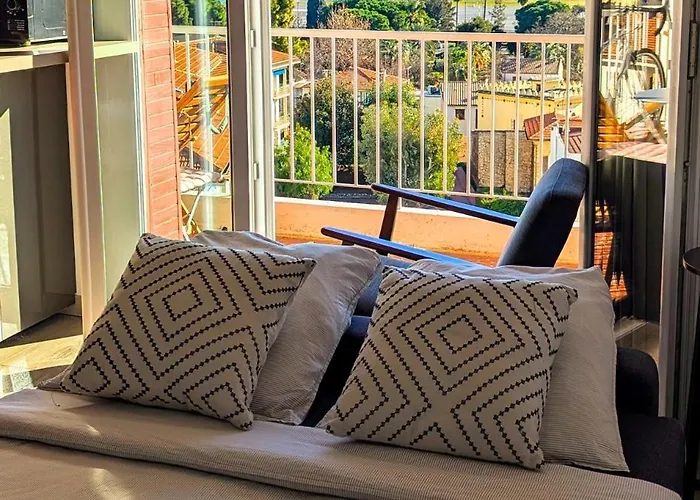 Panoramic Sea View With Private Parking And Ac Lejlighed *