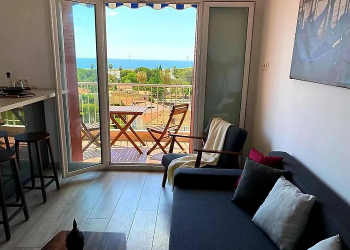 Panoramic Sea View With Private Parking And Ac דירה ניס