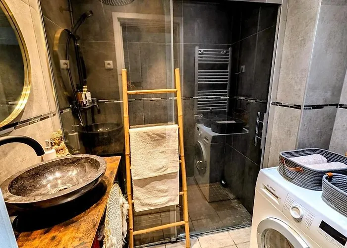 Panoramic Sea View With Private Parking And Ac ניס